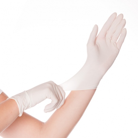 Latexové rukavice "Skin" | s púdrom