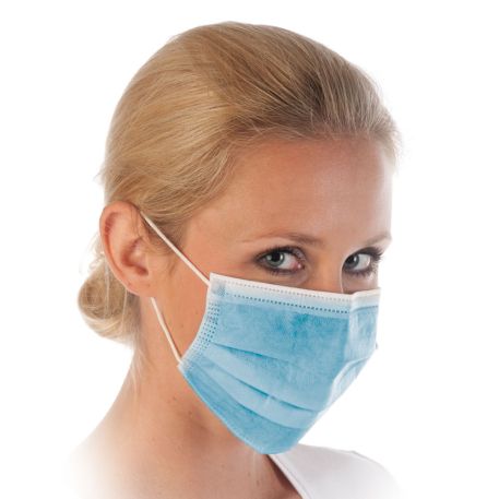 Chirurgická 3-vrstvová maska ​​na tvár typ II (99%) | PP | 50 KS