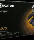 Nitrilové rukavice "Powergrip Black" | bez púdru  | 50 KS