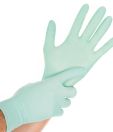 Nitrilové rukavice "Safe Light Green" | bez púdru  | 100 KS