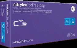 Nitrilové rukavice nitrylex® BeFree Long | bez púdru | 100 ks