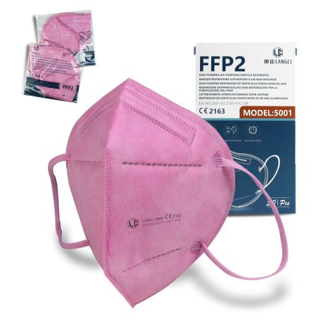 Respirátor bez ventilu | FFP2 NR | Pink