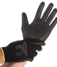 Nylonové rukavice"Black Ace" 1/4 potiahnuté