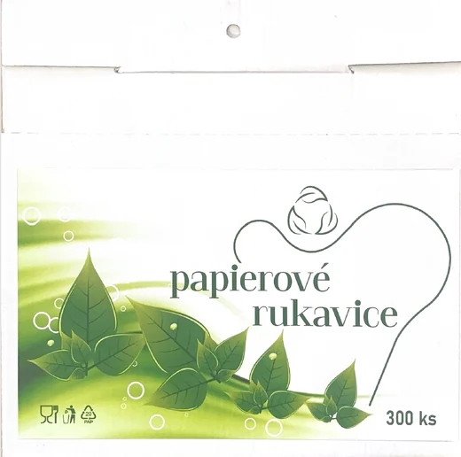 Papierové rukavice | 300ks